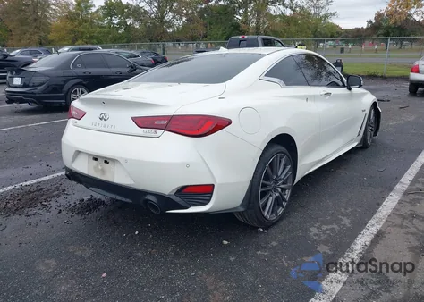 2017 Infiniti Q60 3.0T Red Sport 400 z USA, uszkodzony, nr VIN JN1FV7EL6HM700491
